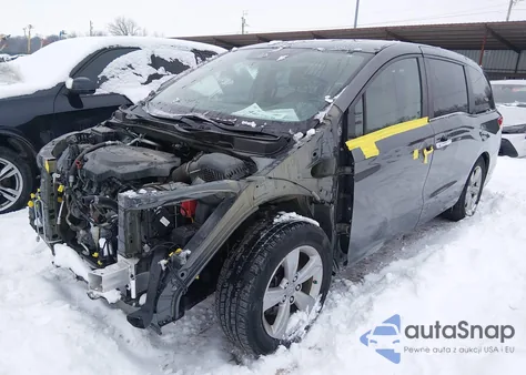 2019 Honda Odyssey Ex-L z USA, uszkodzony, nr VIN 5FNRL6H71KB040952